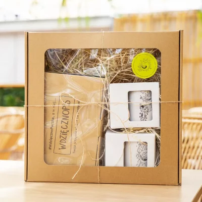 Zestaw prezentowy Wdziecznopis 2 kubki